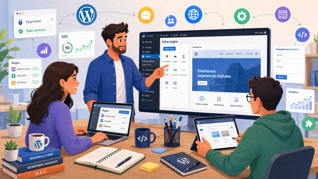 En clase con WordPress